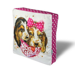 Aberto Design Cojín YM1177 Multicolor 42 x 42 cm